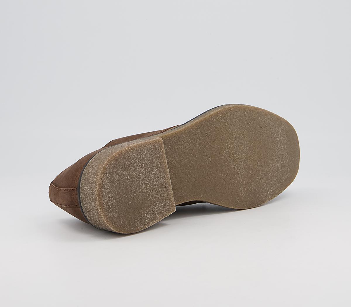 Office Conan Smart Casual Derby Shoes Office Conan Smart Casual Derby Shoes Brown Waxy Leather