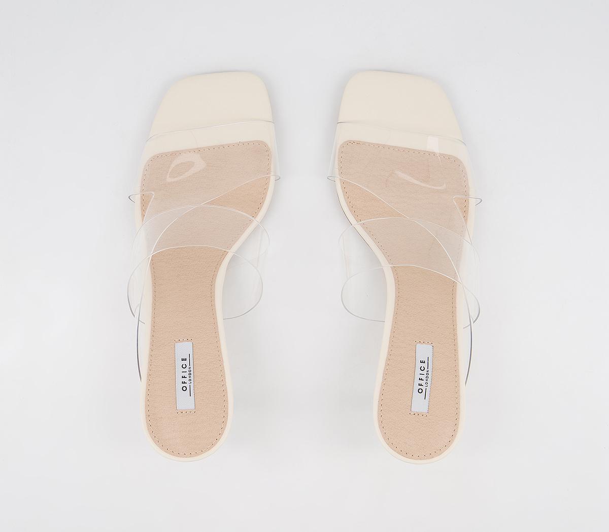 Office Maestro Clear Feature Mules Office Maestro Clear Feature Mules Clear Nude
