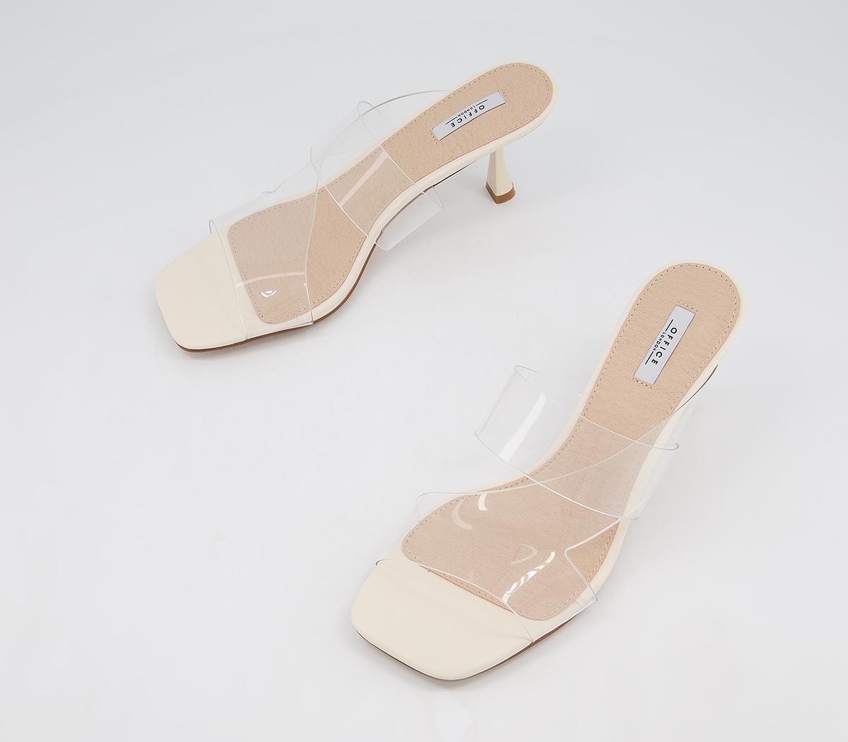 Office Maestro Clear Feature Mules Office Maestro Clear Feature Mules Clear Nude