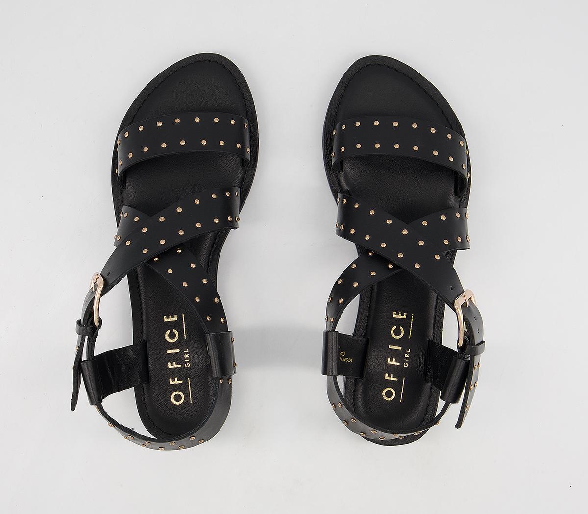 Office Steady Smart City Sandals Office Steady Smart City Sandals Black Leather