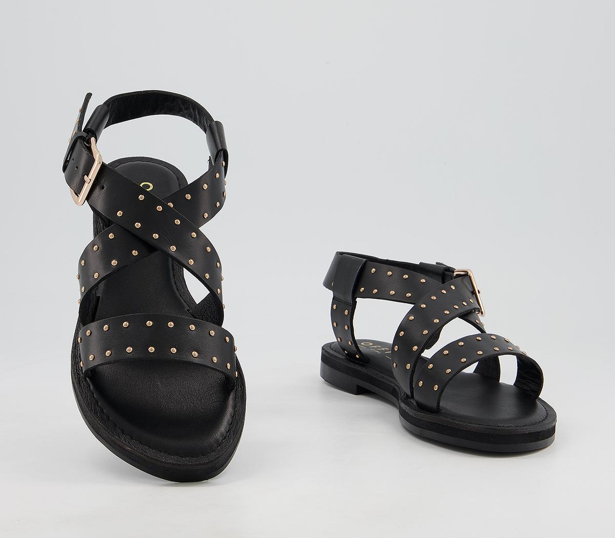 Office Steady Smart City Sandals Office Steady Smart City Sandals Black Leather