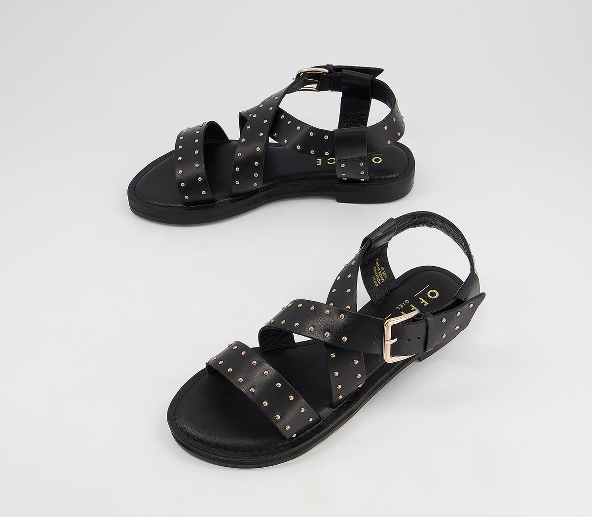 Office Steady Smart City Sandals Office Steady Smart City Sandals Black Leather