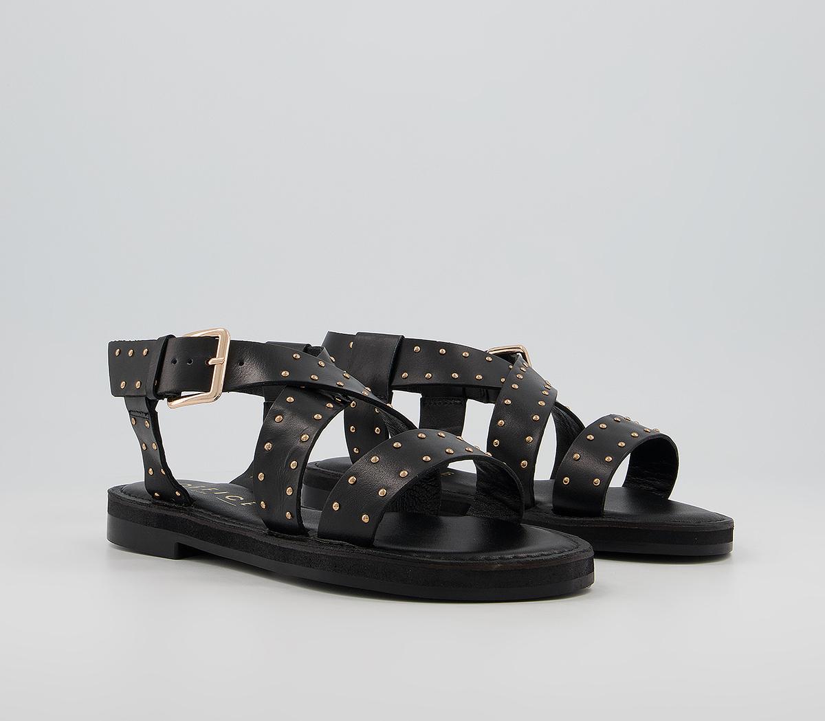 Office Steady Smart City Sandals Office Steady Smart City Sandals Black Leather