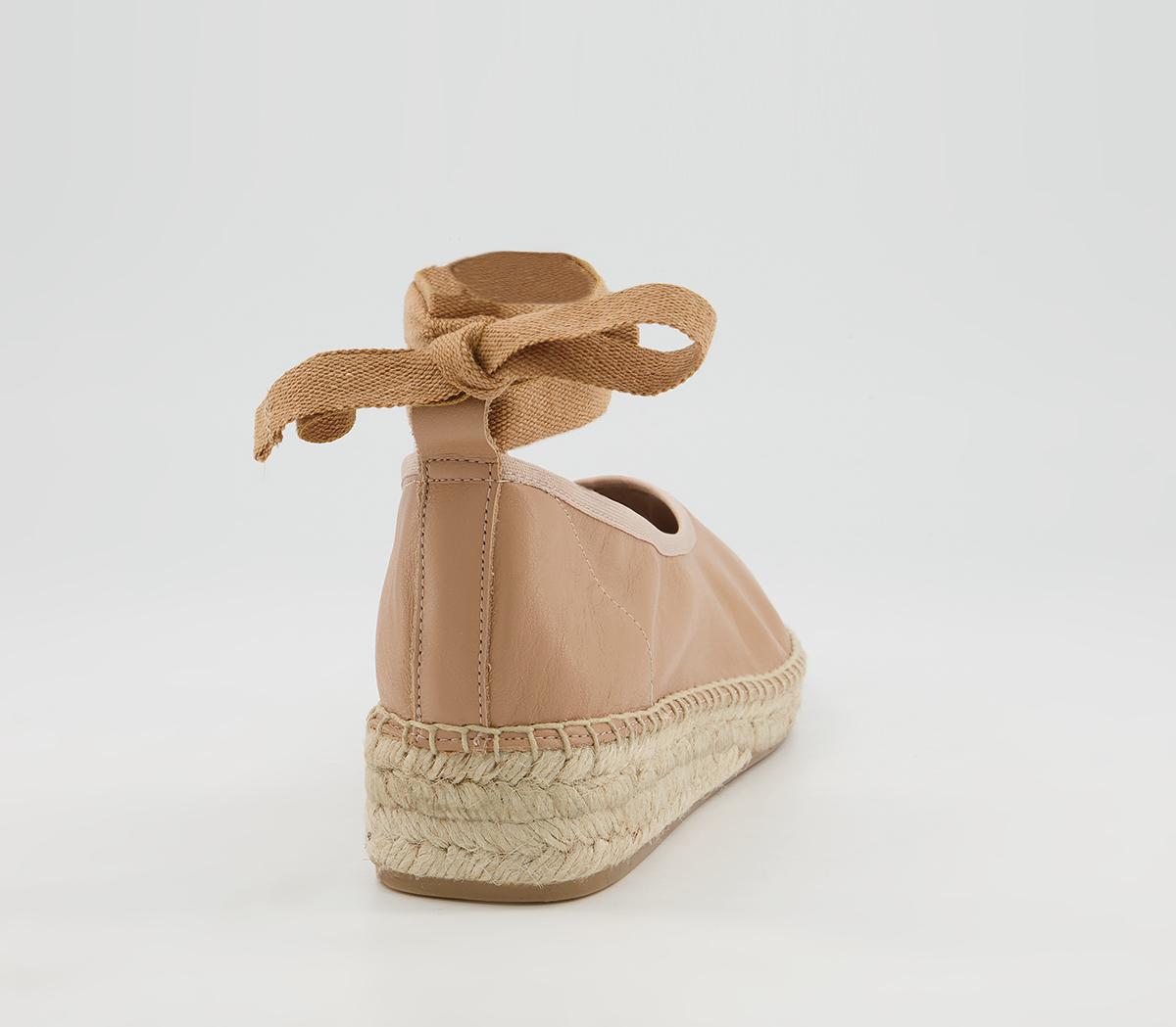 Office Frontier Ankle Tie Espadrilles Office Frontier Ankle Tie Espadrilles Camel Leather