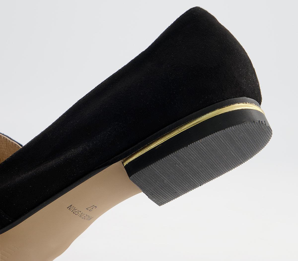 Office Factual Buckle Loafers Office Factual Buckle Loafers Black Suede