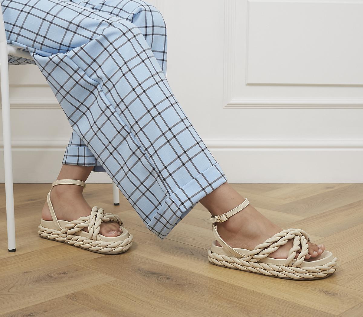 Magnify Rope Flatform Sandals