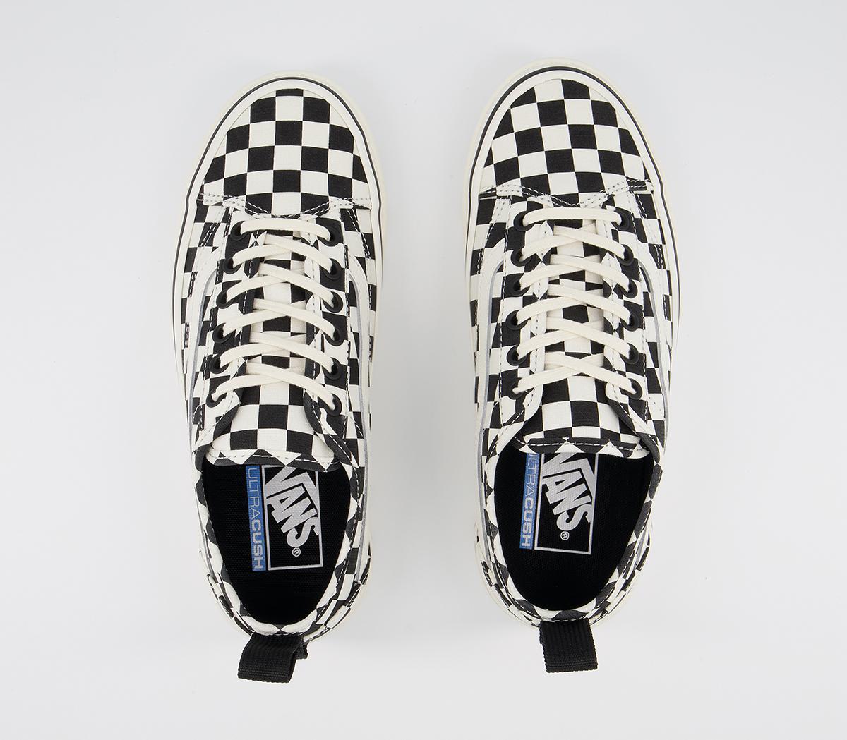 Vans Sentry Old Skool Trainers Vans Sentry Old Skool Trainers Checkerboard Marshmellow Black