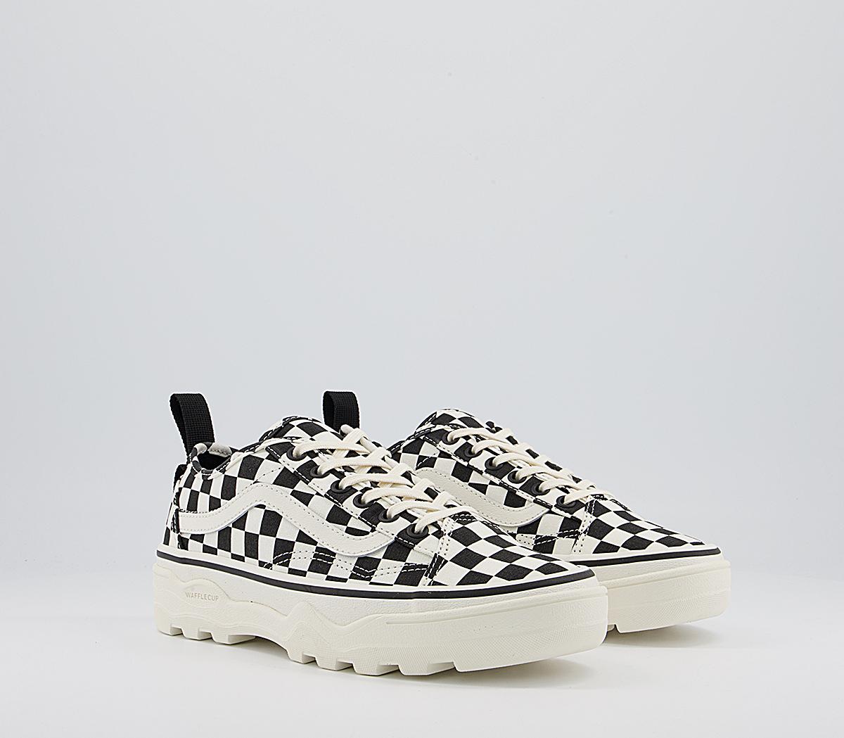 Vans Sentry Old Skool Trainers Vans Sentry Old Skool Trainers Checkerboard Marshmellow Black