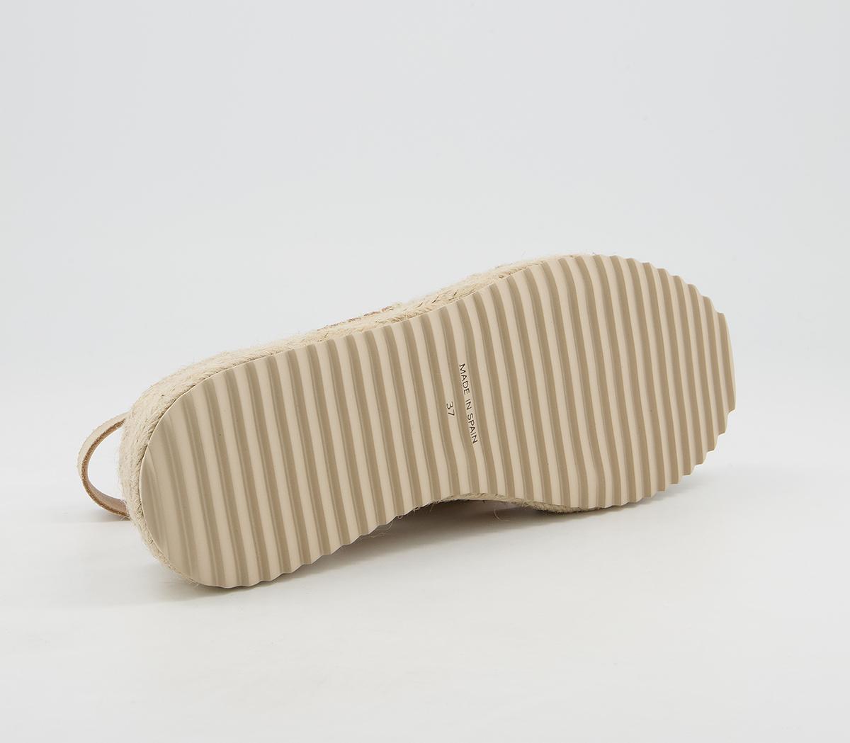 Office Marley Crossover Flatform Espadrilles Office Marley Crossover Flatform Espadrilles Nude Suede