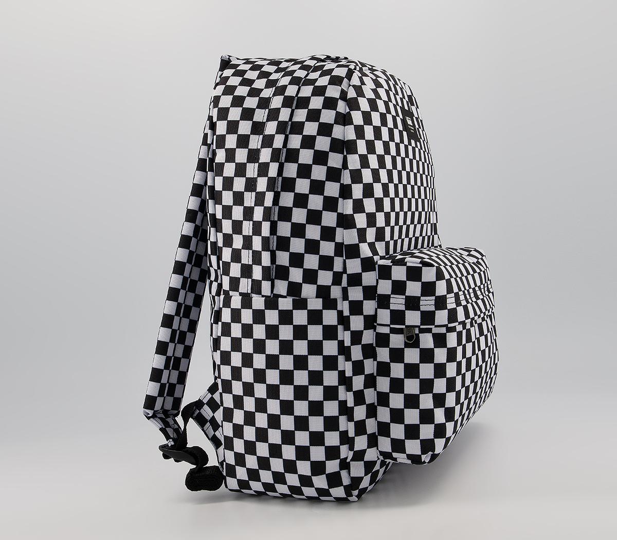 Vans Old Skool Check Backpack Vans Old Skool Check Backpack Black White