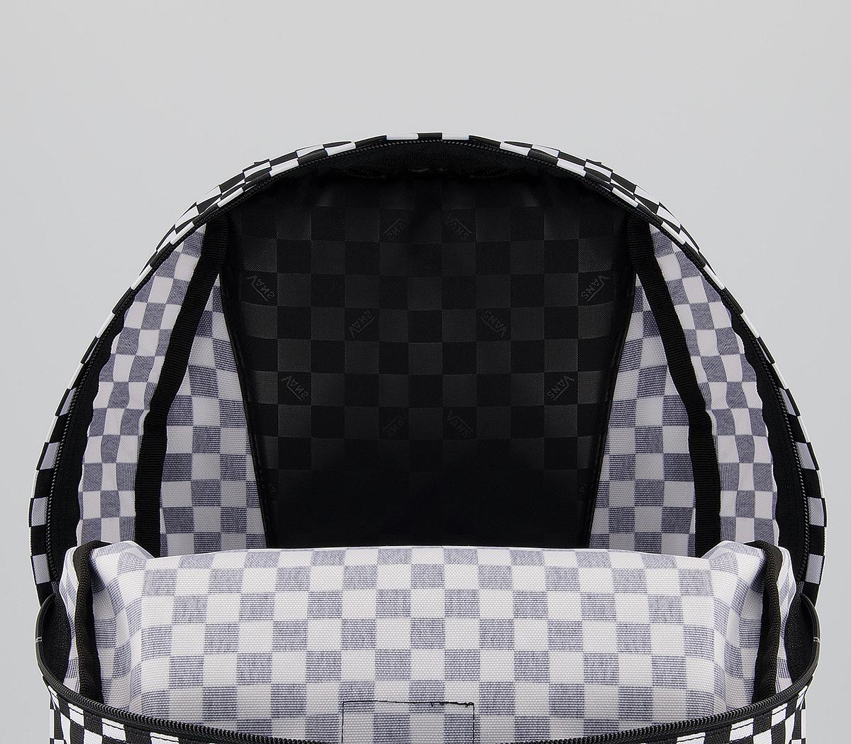 Vans Old Skool Check Backpack Vans Old Skool Check Backpack Black White
