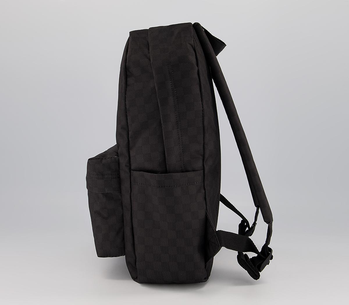 Vans Old Skool Check Backpack Vans Old Skool Check Backpack Black Charcoal
