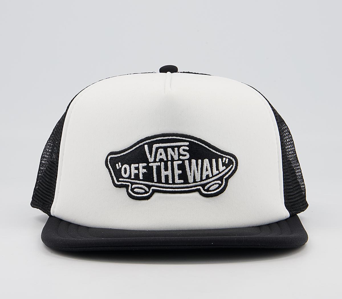 VansClassic Patch Trucker HatWhite Black