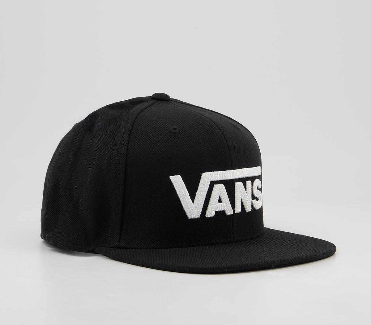 Vans Drop V II Snapback Hat Vans Drop V II Snapback Hat Black White