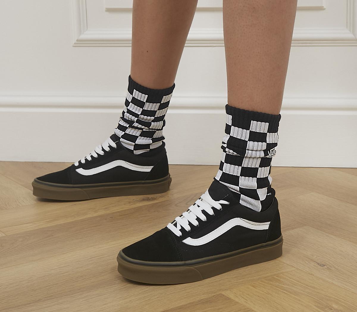 Vans best sale checkerboard socks