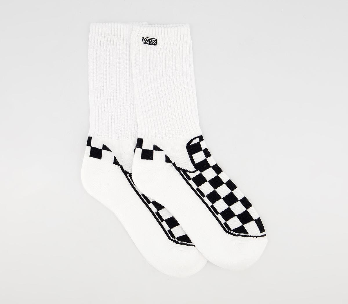 Vans Checkerboard Slip On Socks 1 Pack Vans Checkerboard Slip On Socks 1 Pack White