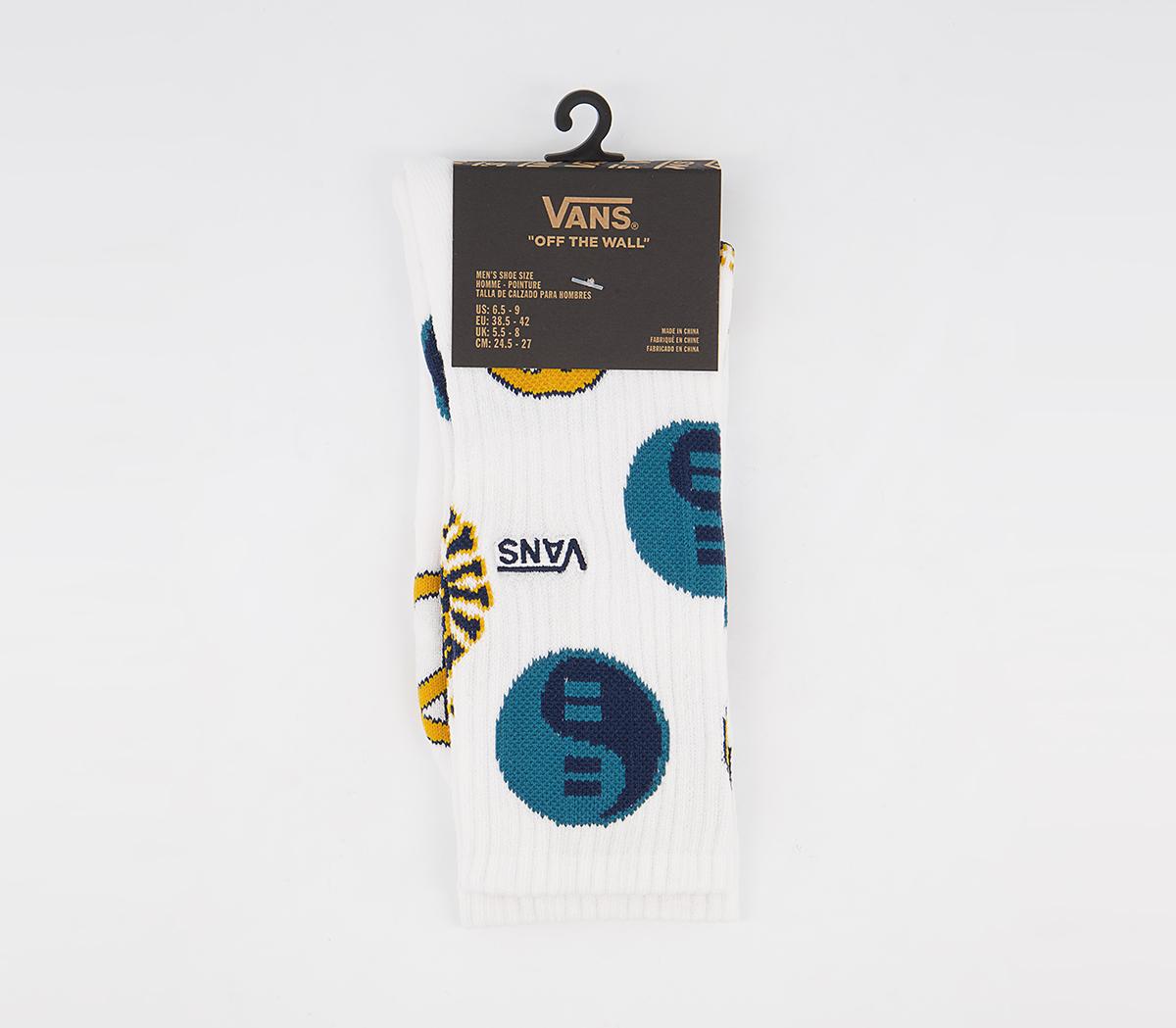 Vans Take A Stand Crew Sock 1 Pack Vans Take A Stand Crew Sock 1 Pack White