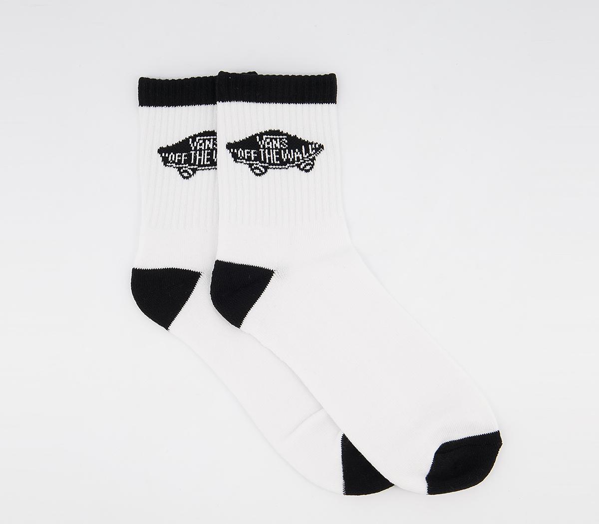 VansArt Half Crew Sock 1 Pack VansArt Half Crew Sock 1 PackWhite Black