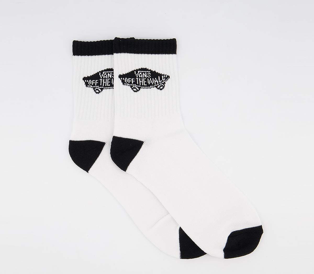 VansArt Half Crew Sock 1 PackWhite Black