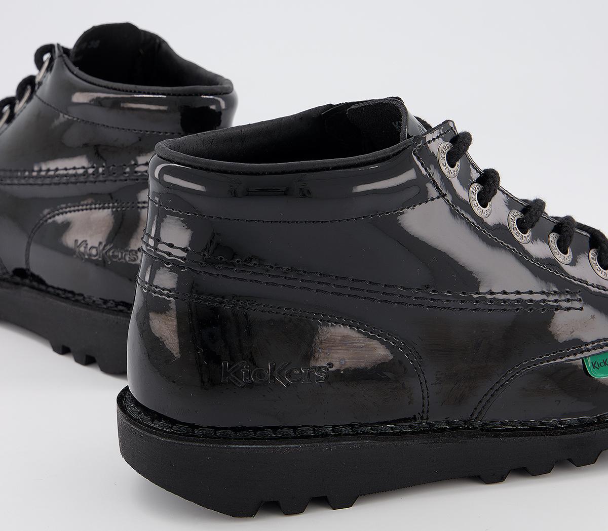 KickersKick Hi Patent Youth Boots KickersKick Hi Patent Youth BootsBlack Patent