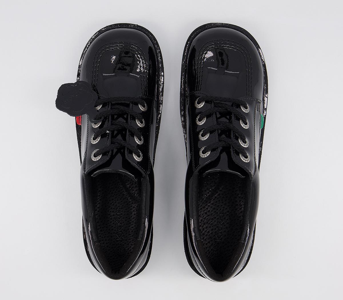 KickersKick Lo Patent Youth Shoes KickersKick Lo Patent Youth ShoesBlack Patent
