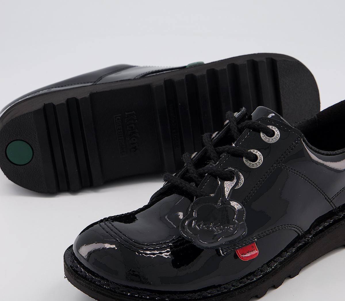 KickersKick Lo Patent Youth Shoes KickersKick Lo Patent Youth ShoesBlack Patent