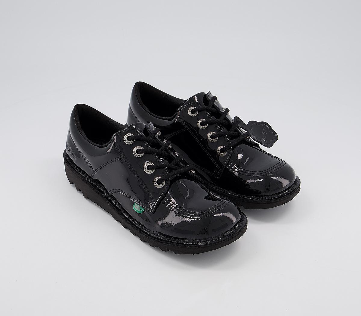 KickersKick Lo Patent Youth Shoes KickersKick Lo Patent Youth ShoesBlack Patent
