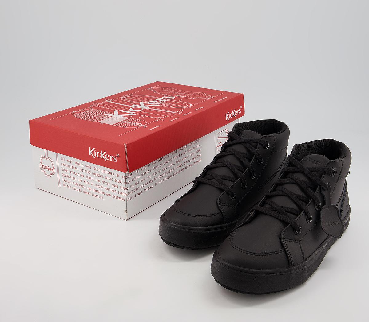 KickersTovni Hi BootsBlack Leather