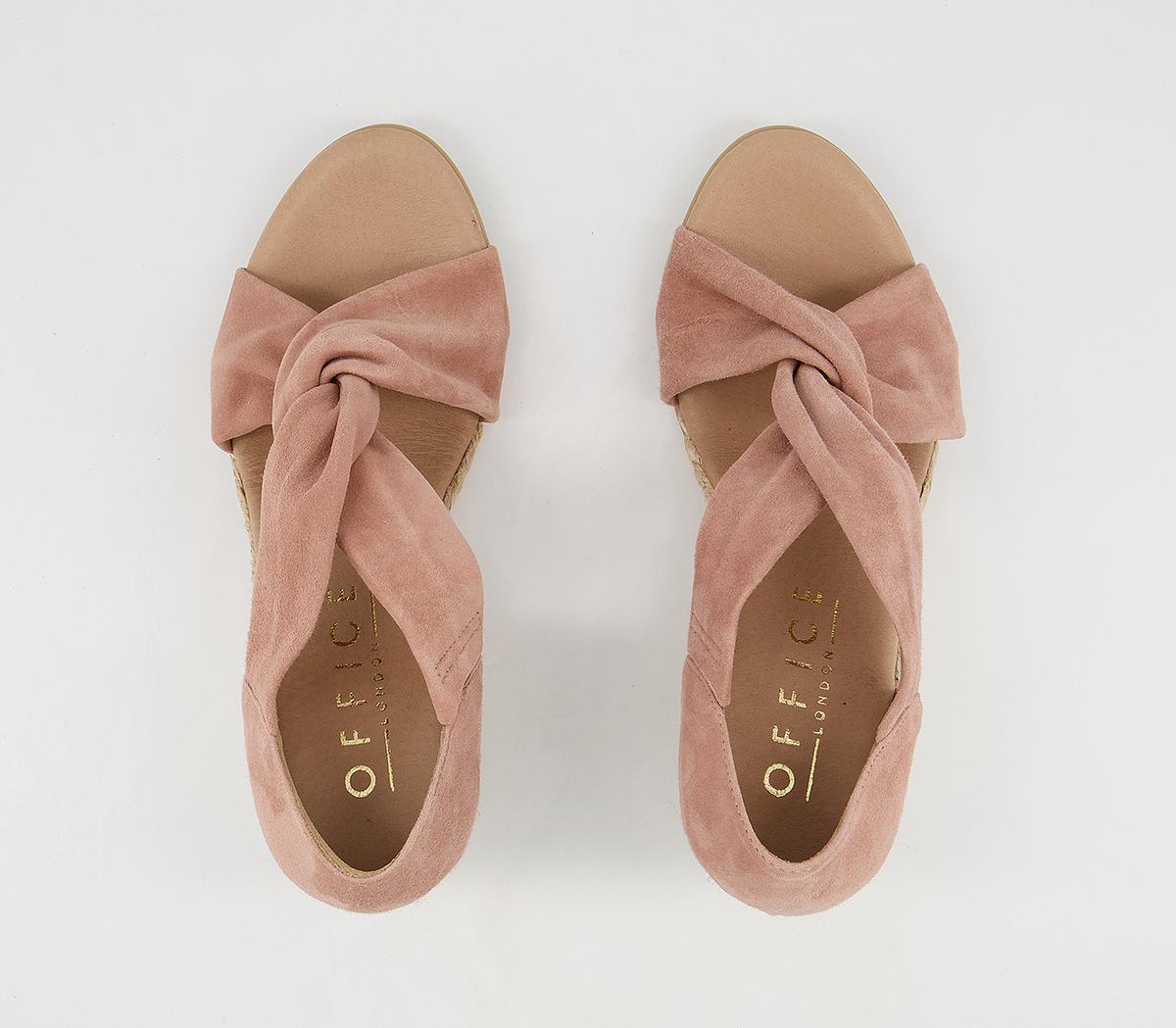Office Machine Twist Detail Espadrilles Office Machine Twist Detail Espadrilles Nude Suede