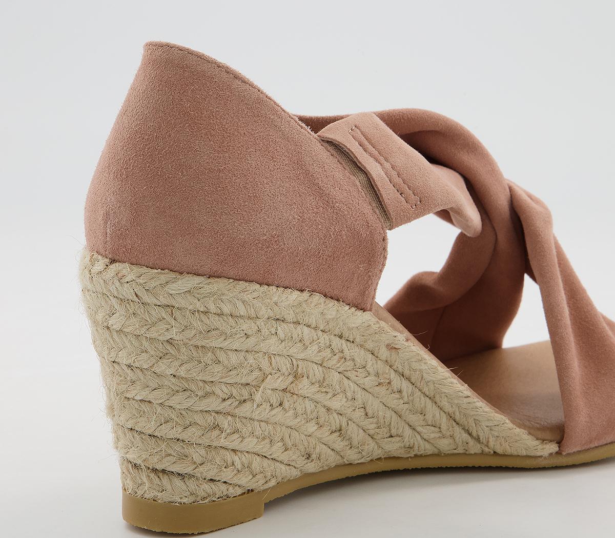 Office Machine Twist Detail Espadrilles Office Machine Twist Detail Espadrilles Nude Suede