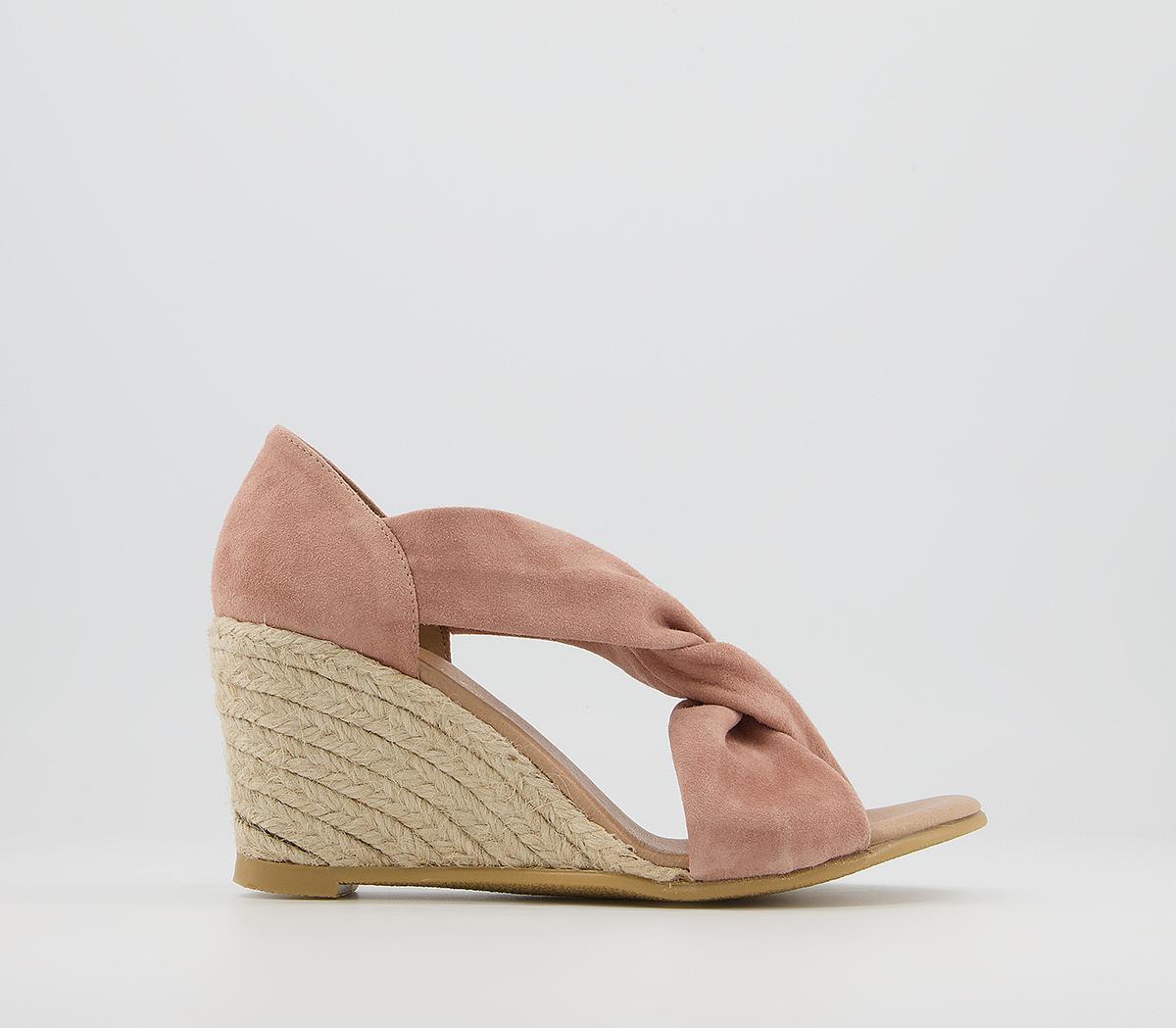 Office Machine Twist Detail Espadrilles Office Machine Twist Detail Espadrilles Nude Suede