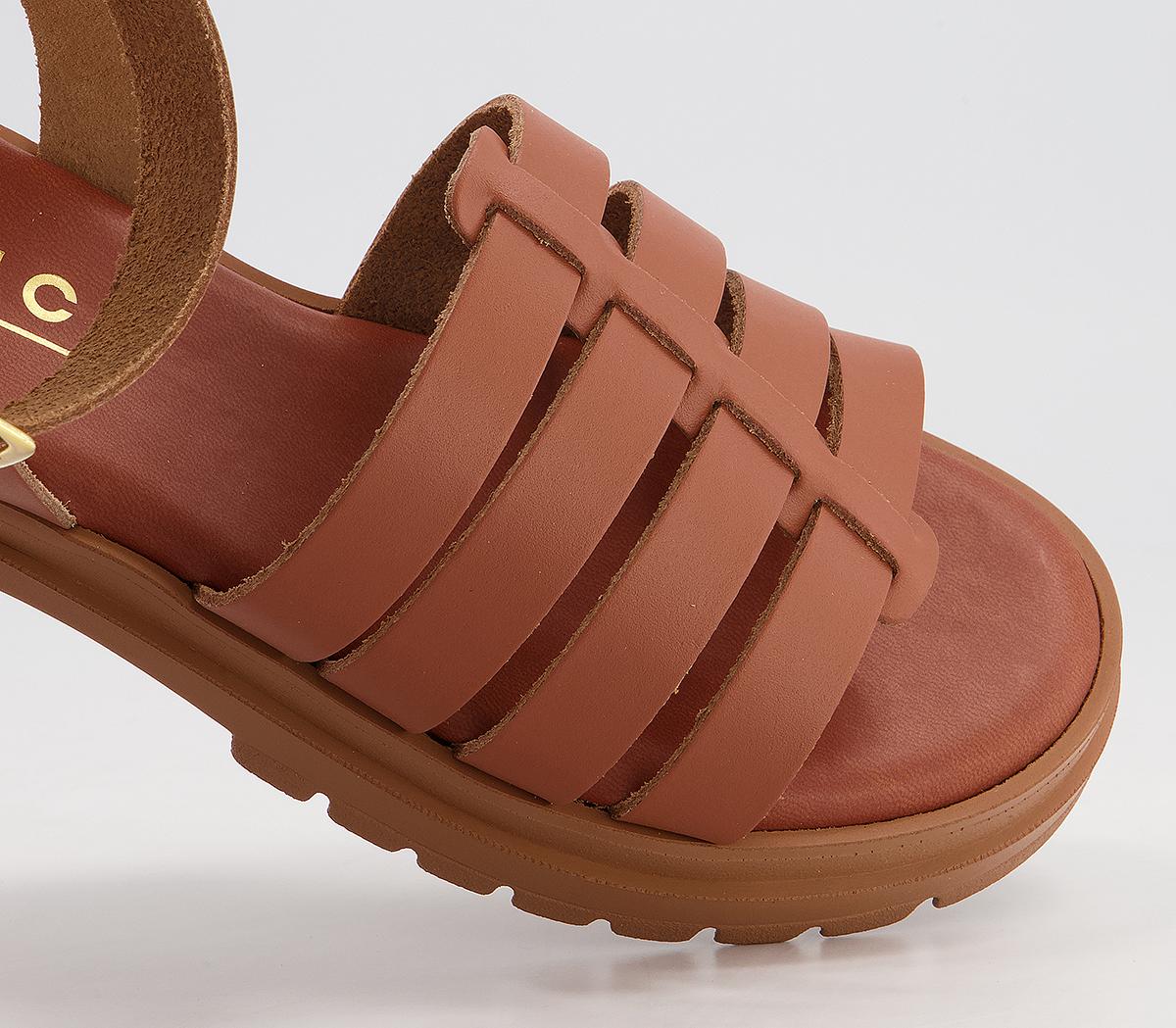 Office Sawyer Chunky Gladiator Sandals Office Sawyer Chunky Gladiator Sandals Tan Leather