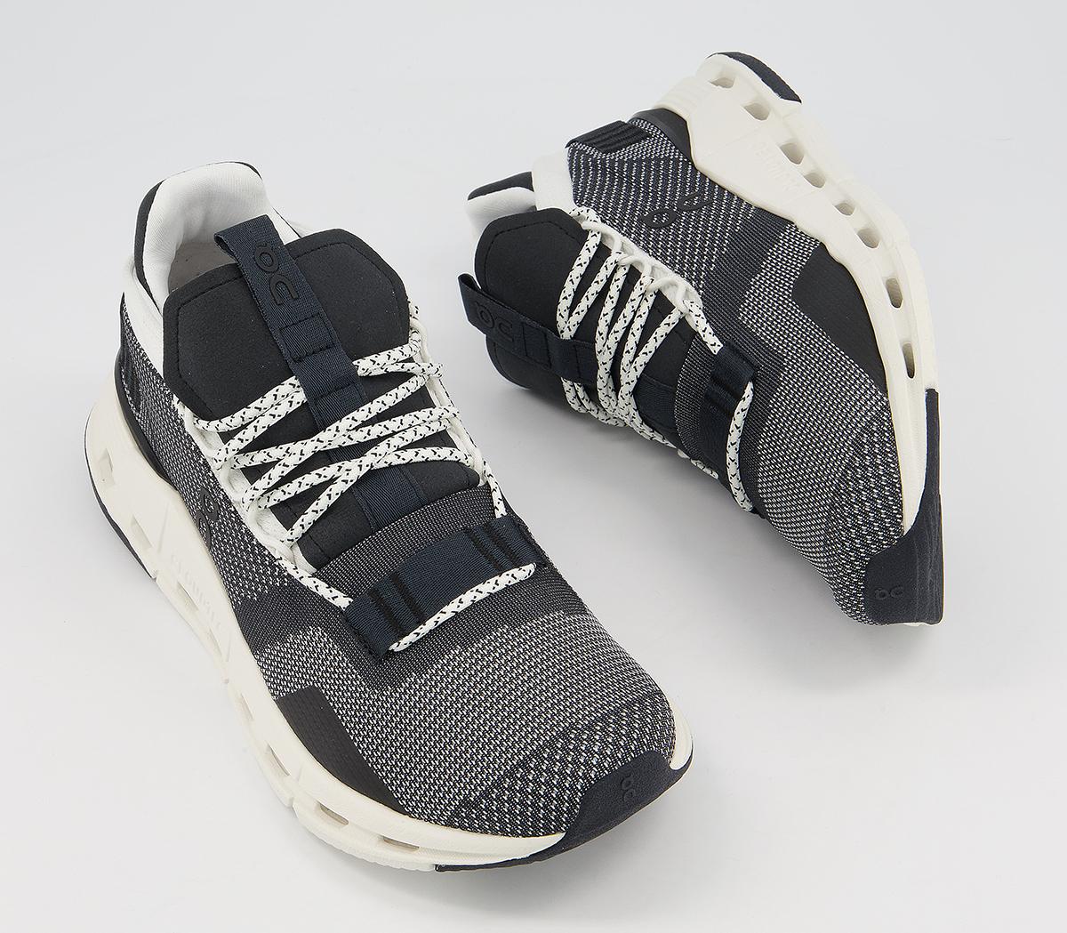 On Running Cloudnova Trainers On Running Cloudnova Trainers Black White F
