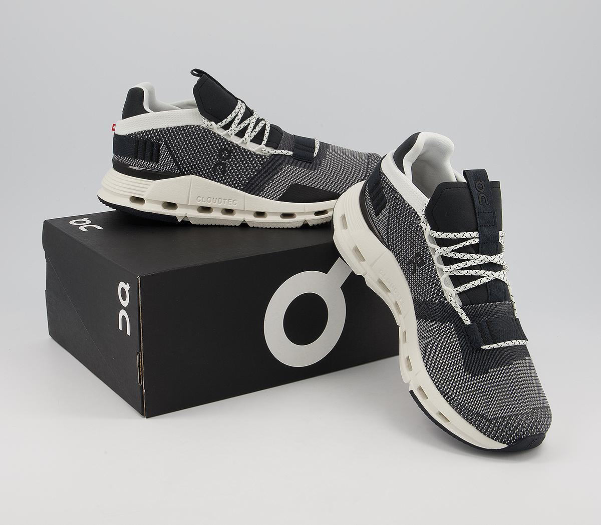 On Running Cloudnova Trainers On Running Cloudnova Trainers Black White F