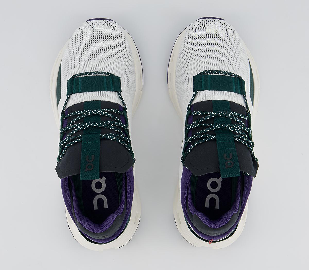 On Running Cloudnova Trainers On Running Cloudnova Trainers White Violet Green F