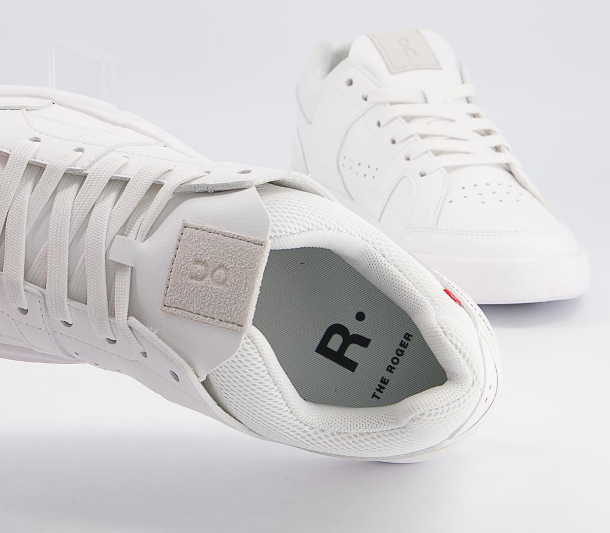 On Running The Roger Clubhouse Trainers All White F - Women's Trainers