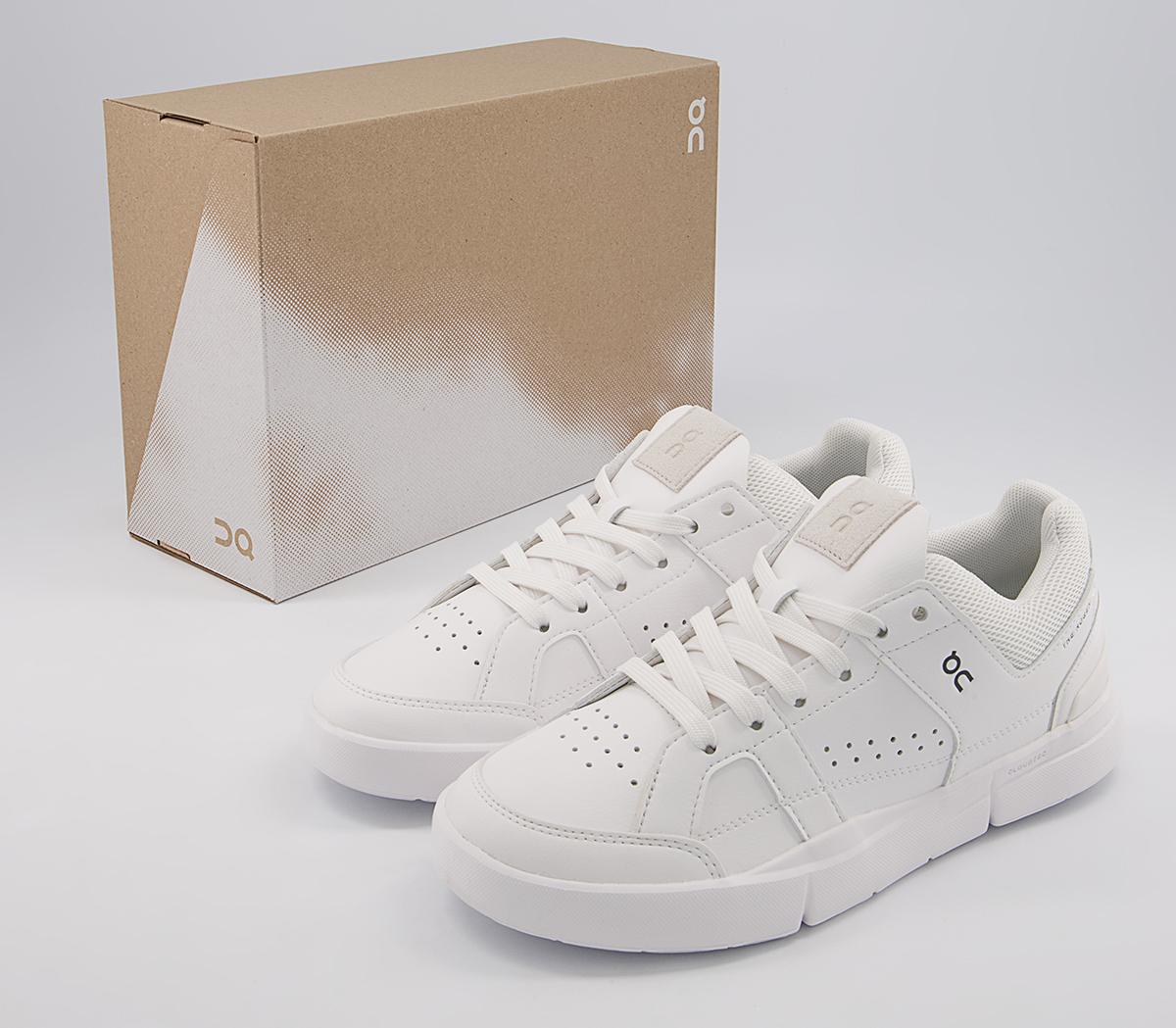 On Running The Roger Clubhouse Trainers On Running The Roger Clubhouse Trainers All White F