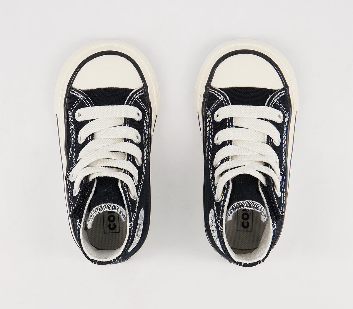 Converse Chuck 70s Hi Infant Trainers Converse Chuck 70s Hi Infant Trainers Black White Egret
