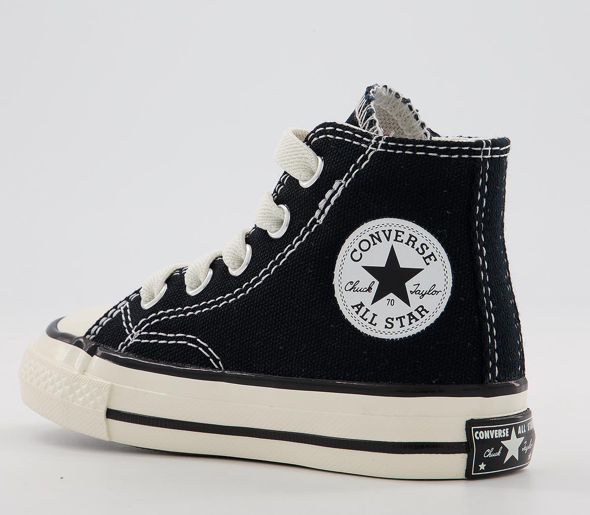 ConverseChuck 70s Hi Infant TrainersBlack White Egret