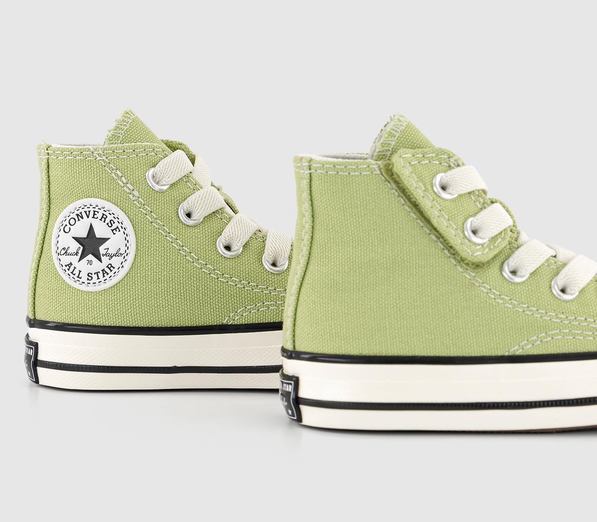 ConverseChuck 70 Hi 1v Infant TrainersVitality Green Egret Black