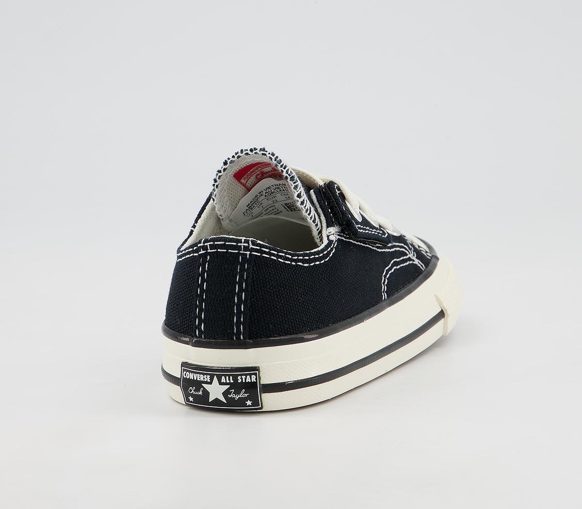 Converse Chuck 70s Ox Infant Trainers Converse Chuck 70s Ox Infant Trainers Black White Egret