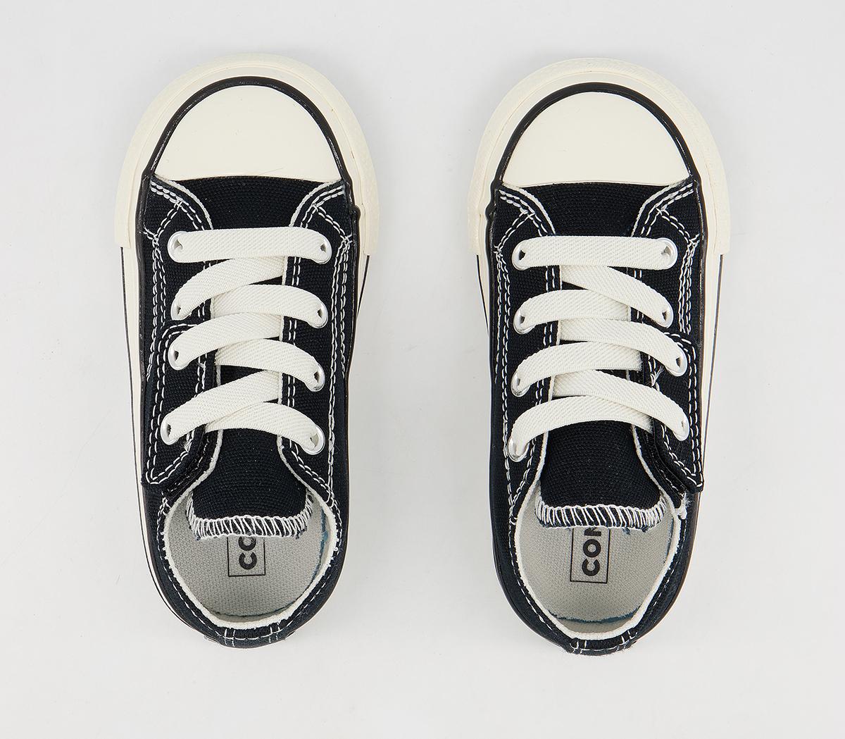 Converse Chuck 70s Ox Infant Trainers Converse Chuck 70s Ox Infant Trainers Black White Egret