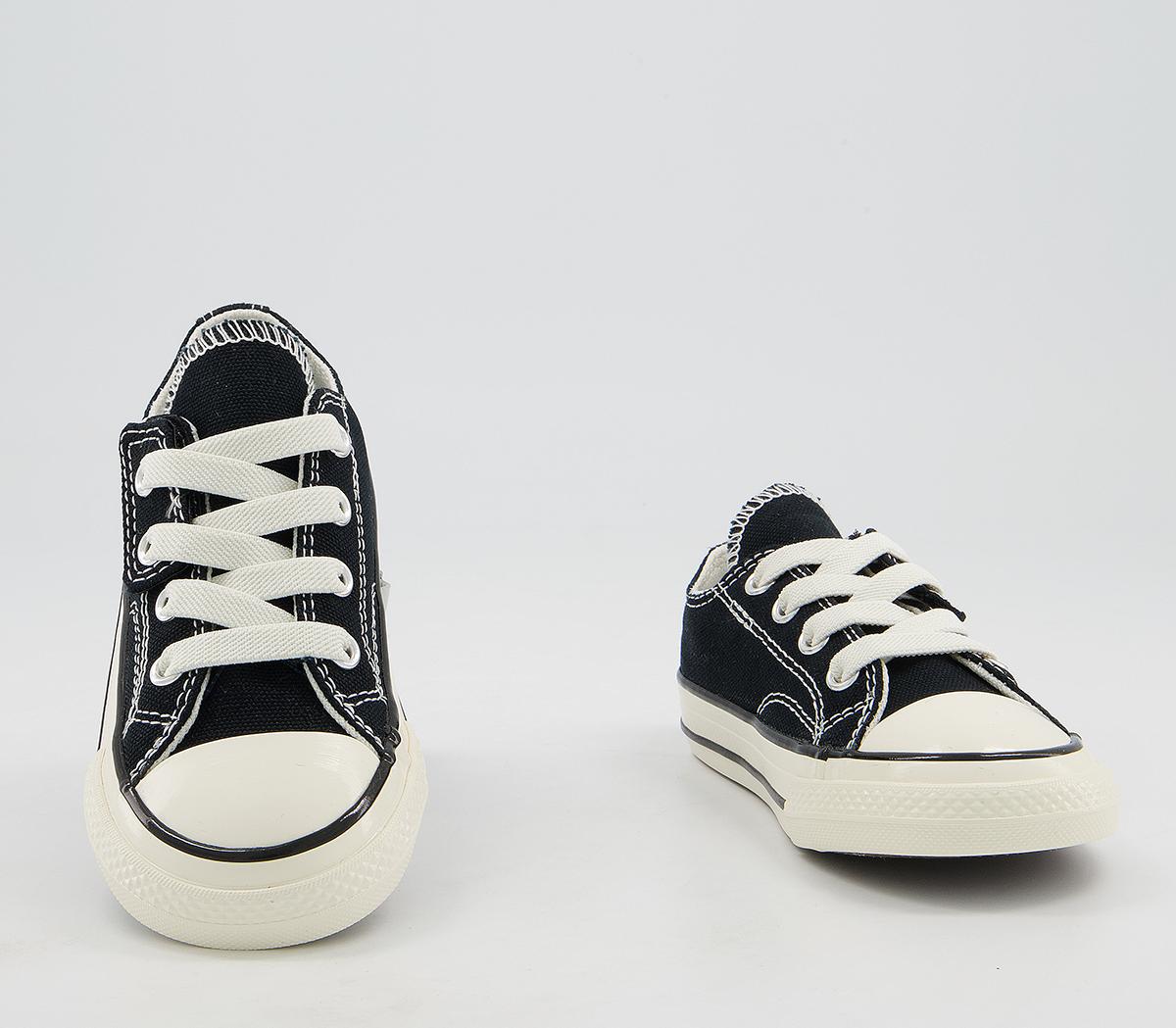 Converse Chuck 70s Ox Infant Trainers Converse Chuck 70s Ox Infant Trainers Black White Egret