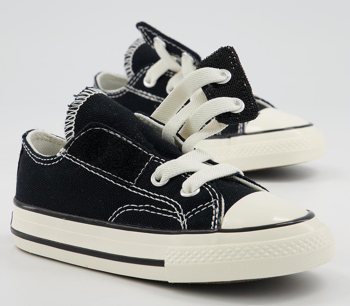 Converse Chuck 70s Ox Infant Trainers Converse Chuck 70s Ox Infant Trainers Black White Egret