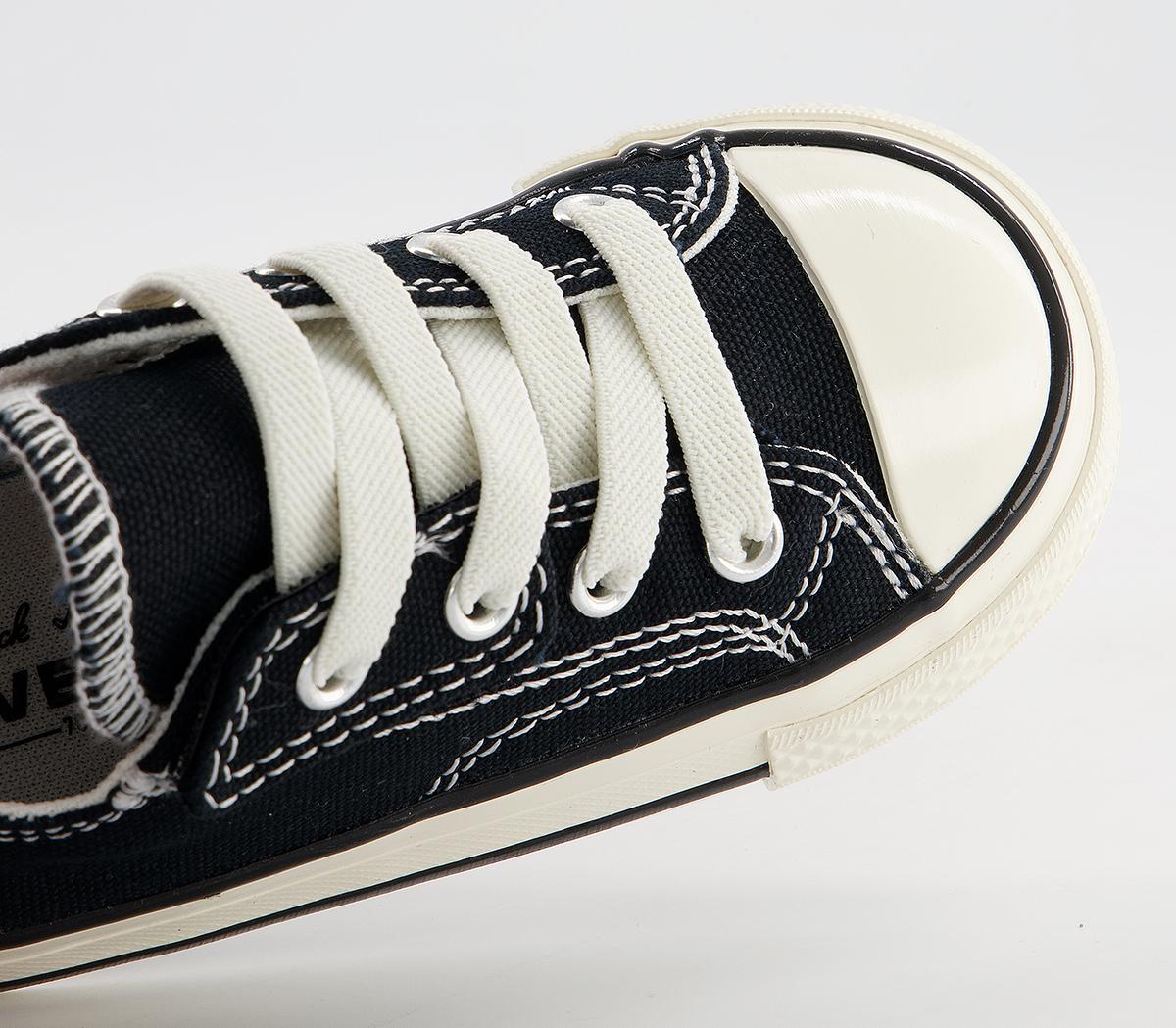 Converse Chuck 70s Ox Infant Trainers Converse Chuck 70s Ox Infant Trainers Black White Egret