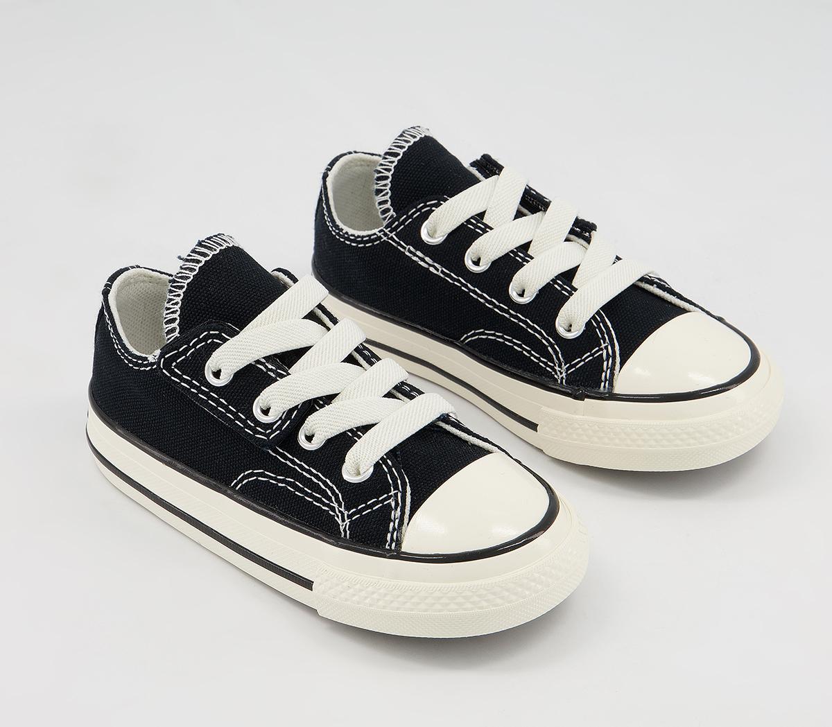 Converse Chuck 70s Ox Infant Trainers Converse Chuck 70s Ox Infant Trainers Black White Egret