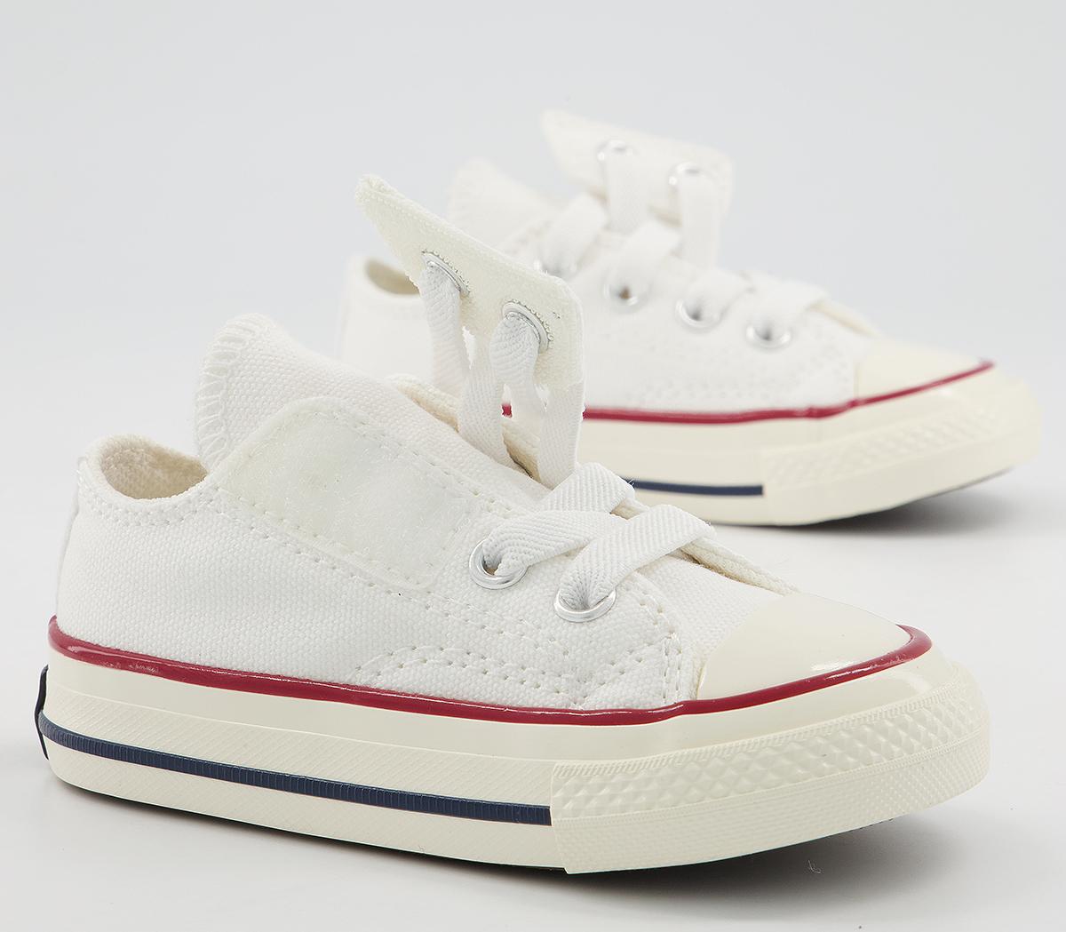 Converse Chuck 70s Ox Infant Trainers Converse Chuck 70s Ox Infant Trainers White Black Egret