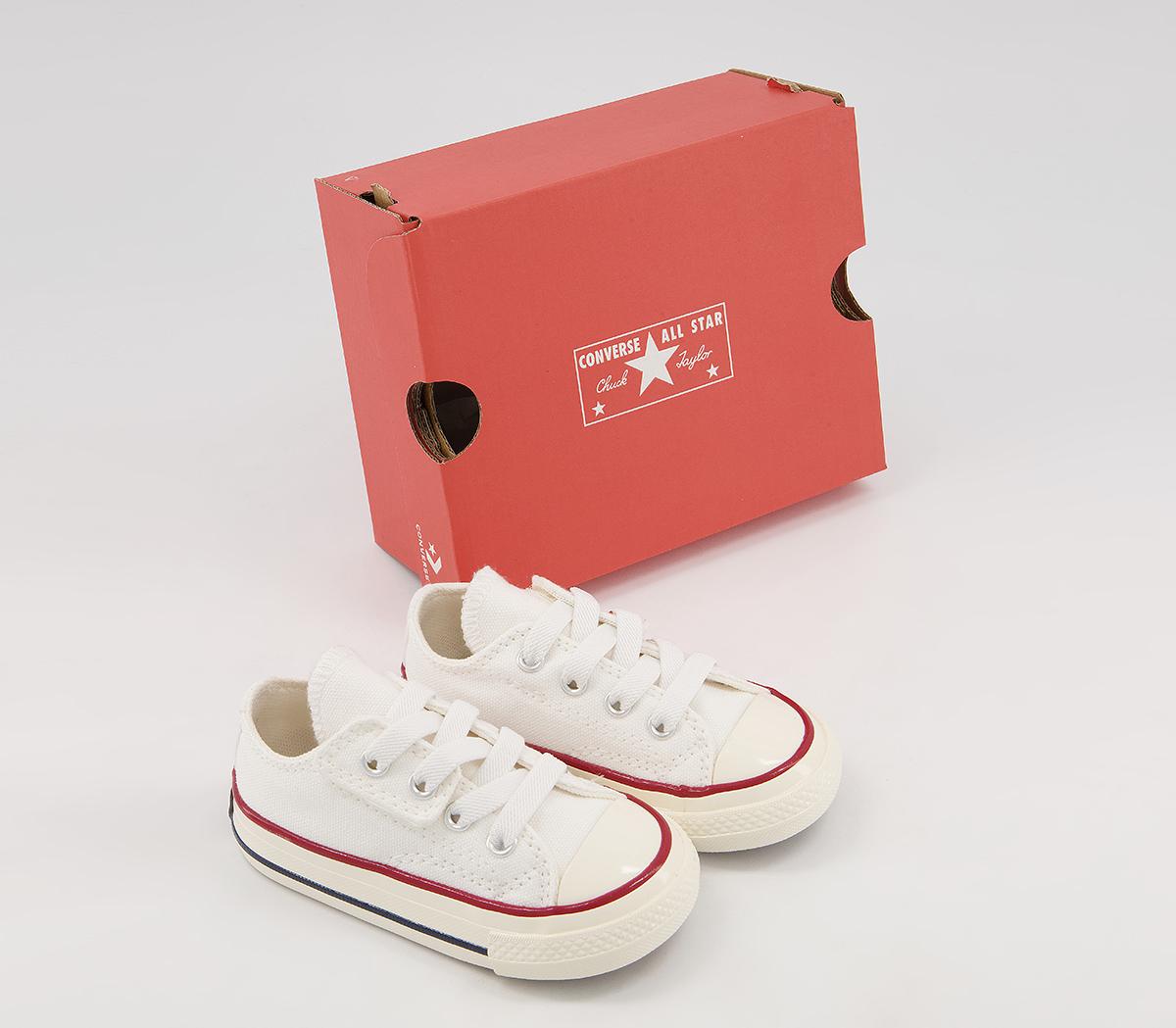 Converse Chuck 70s Ox Infant Trainers Converse Chuck 70s Ox Infant Trainers White Black Egret