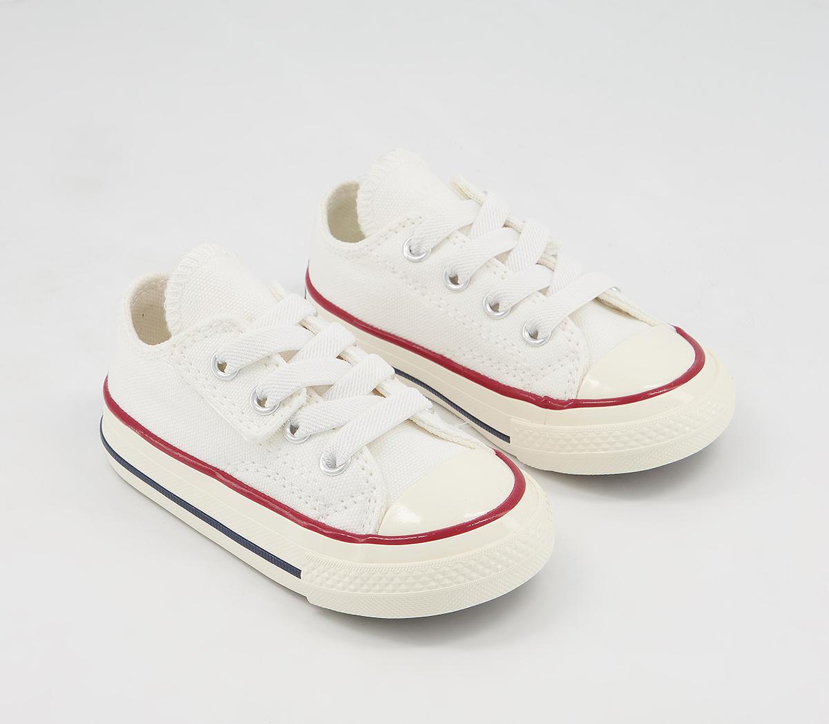 Converse Chuck 70s Ox Infant Trainers Converse Chuck 70s Ox Infant Trainers White Black Egret
