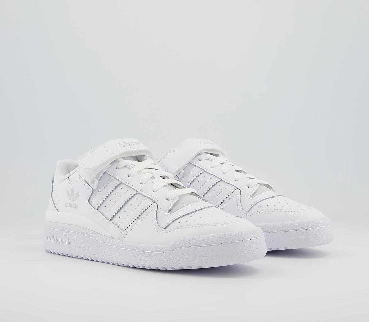 adidas Forum Low Junior Trainers White White White Unisex Sports